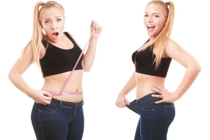 Full and weight-lossing girl