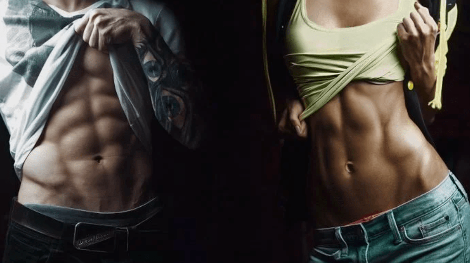 Lose stomach and buttocks