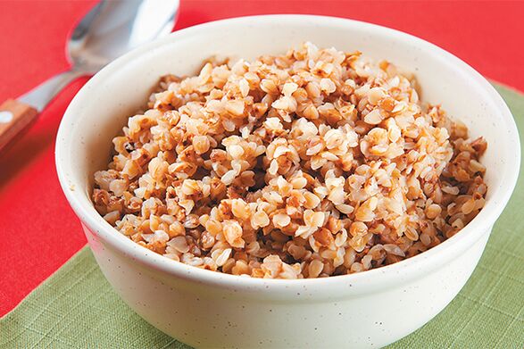 Buckwheat porridge selection